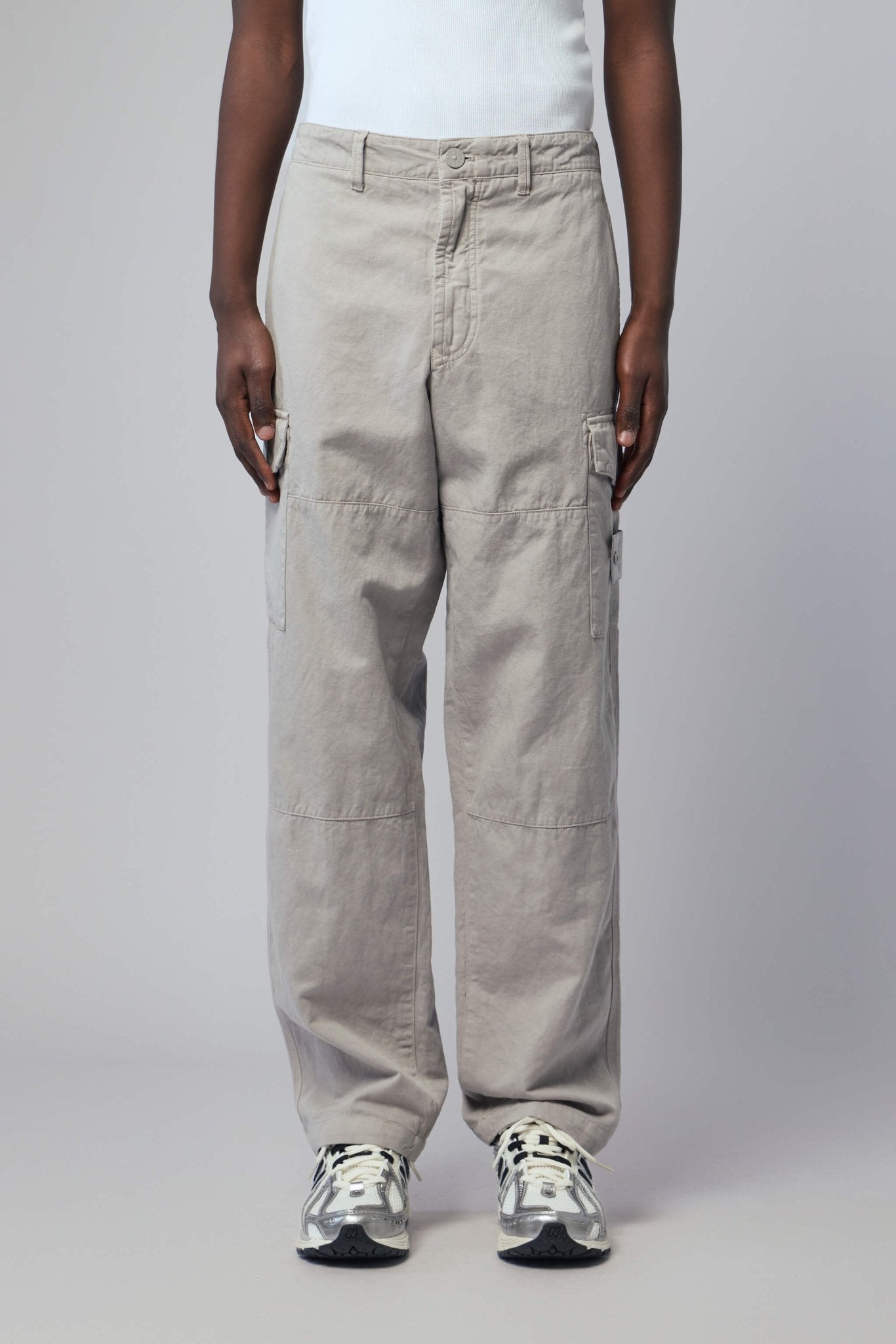 Stone Island Cargo Pants - Cotton Linen Relaxed Fit – LABELS
