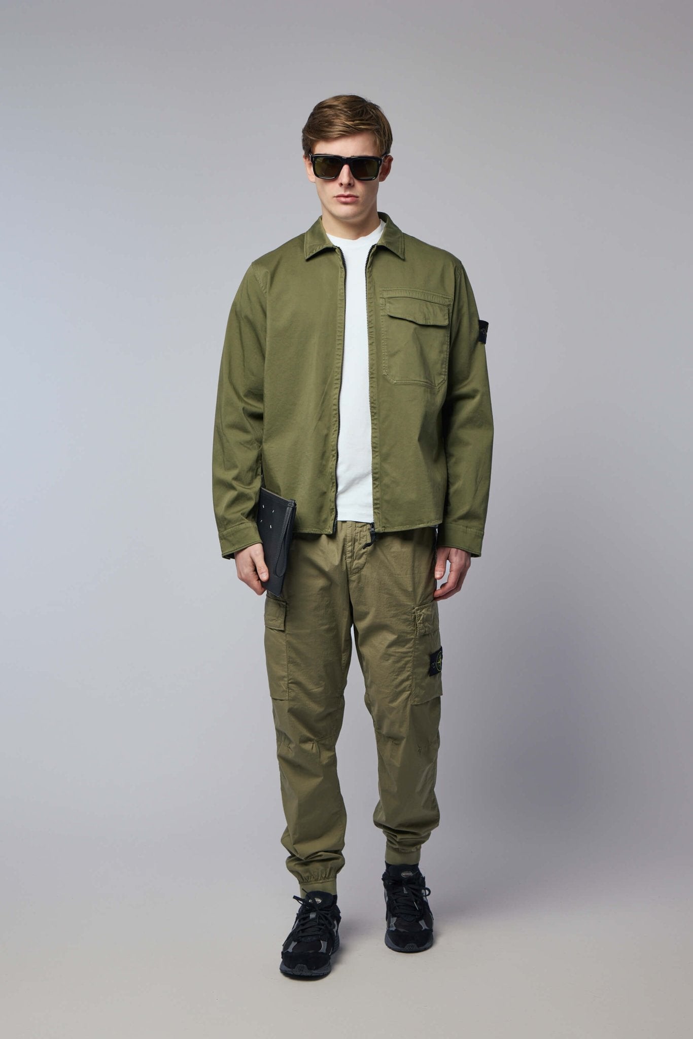 パンツ STONE  regular tapered cargo pants STONE ISLAND - Regular tapered cargo pants | Leam Roma - Luxury
