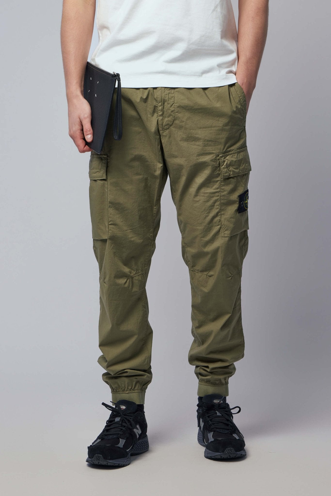 パンツ STONE  regular tapered cargo pants Stone Island Cargo Pants - Premium Cotton Trousers – LABELS