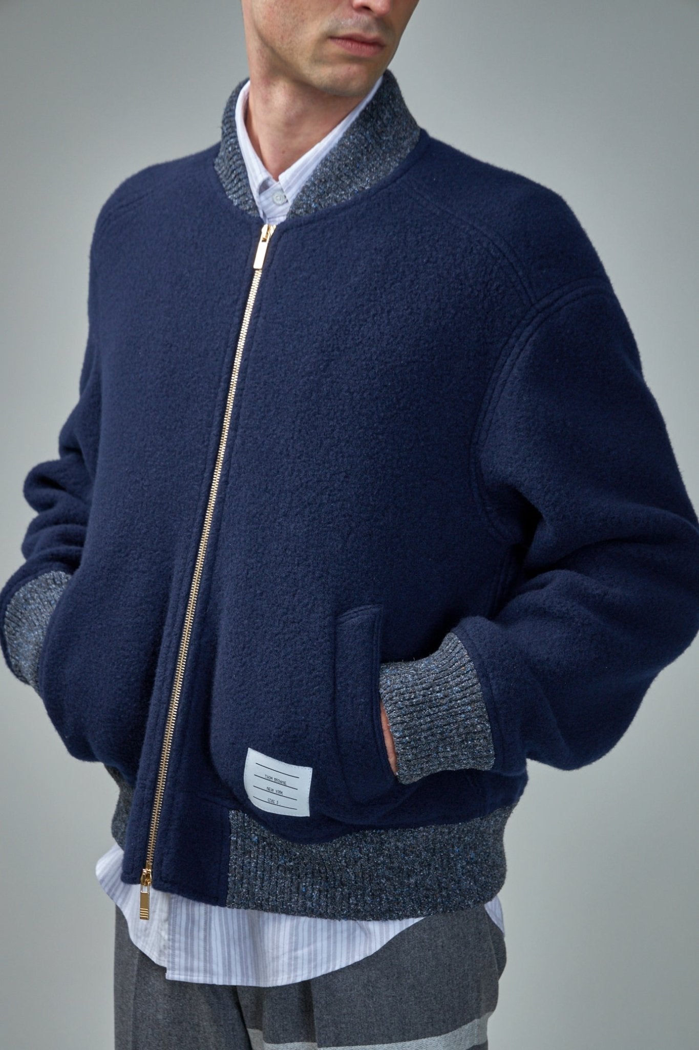 Thom Browne - Bomber 4 Bar - LABELS