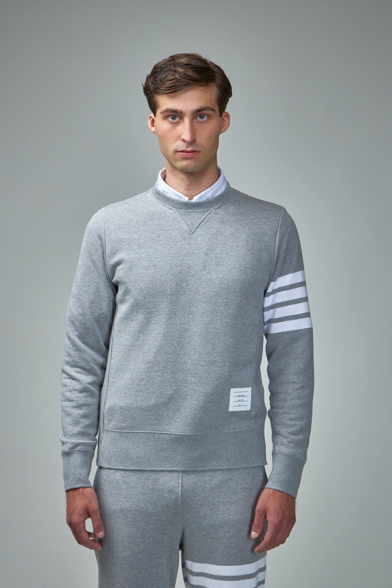 Thom Browne - Classic Sweatshirt In Classic Loopback - LABELS