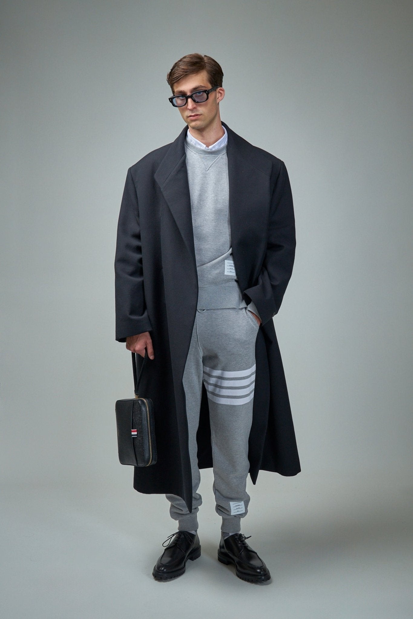 Thom Browne - Classic Sweatshirt In Classic Loopback - LABELS