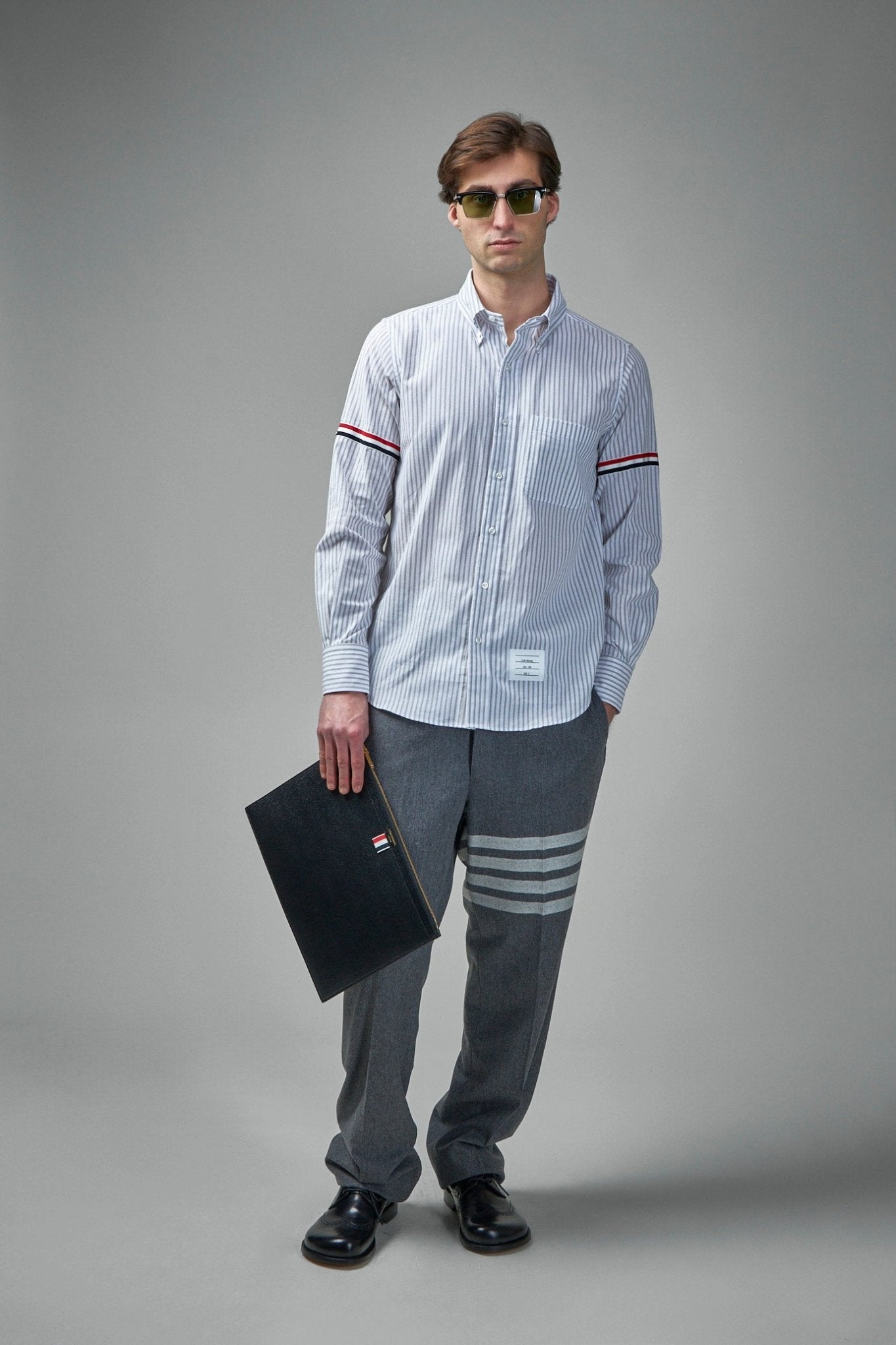 Thom Browne - Madras Cotton Armband Shirt - LABELS