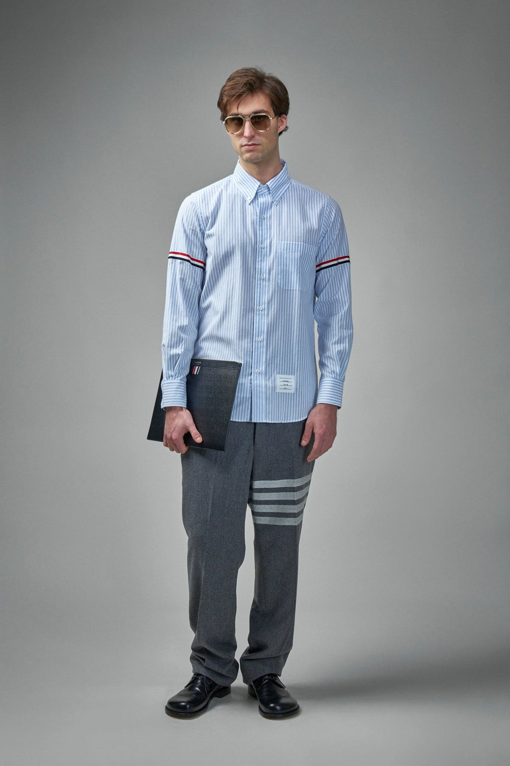 Thom Browne - Madras Cotton Armband Shirt - LABELS