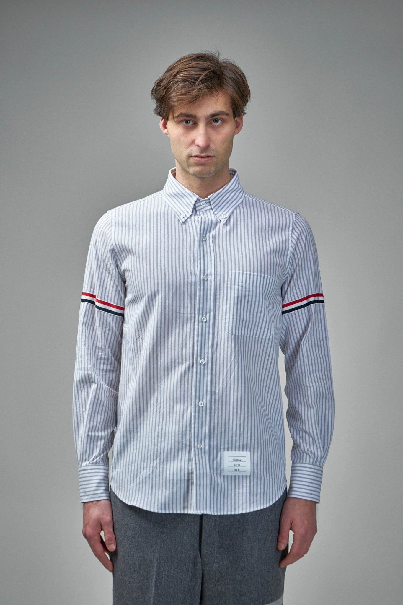 Thom Browne - Madras Cotton Armband Shirt - LABELS