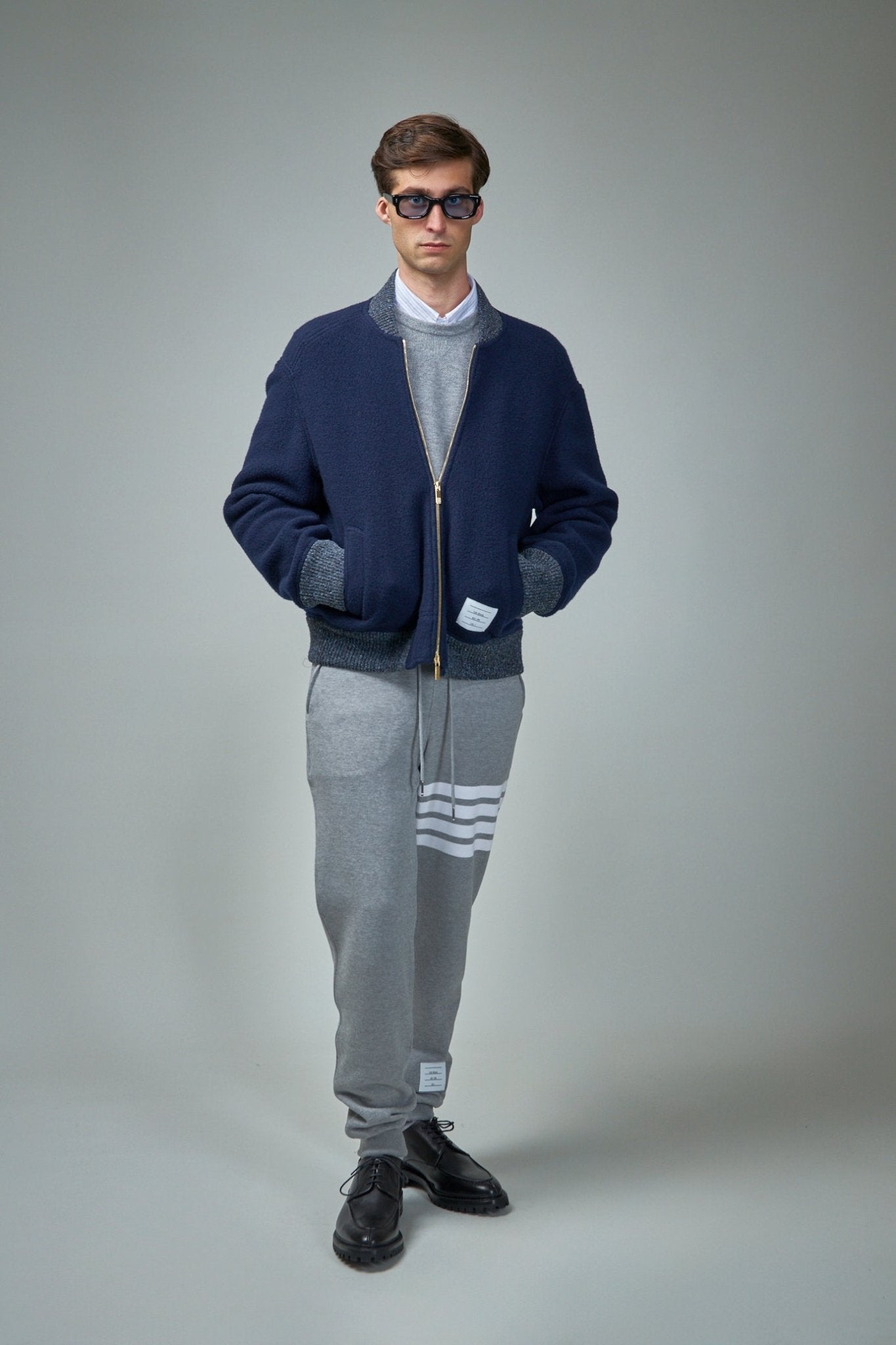 Thom Browne - Washed Pique Stitch Crew Neck - LABELS