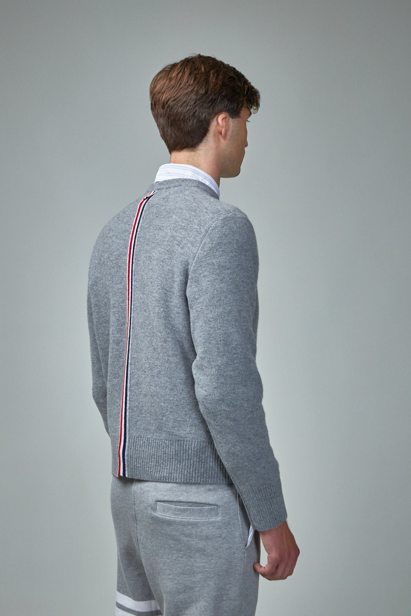 Thom Browne - Washed Pique Stitch Crew Neck - LABELS