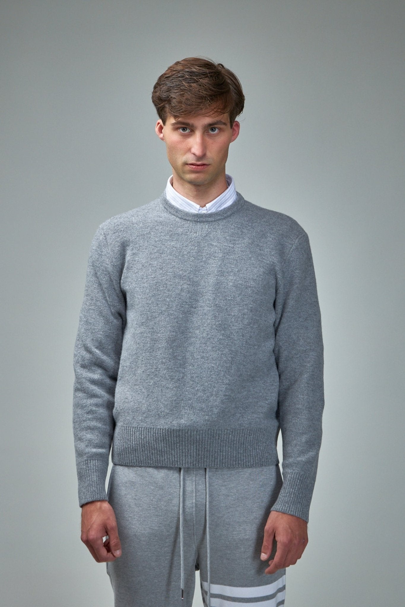 Thom Browne - Washed Pique Stitch Crew Neck - LABELS