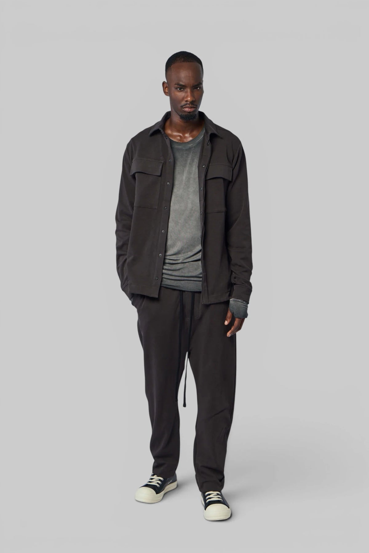 Thom Krom M H 183 jacket button-front closure detail