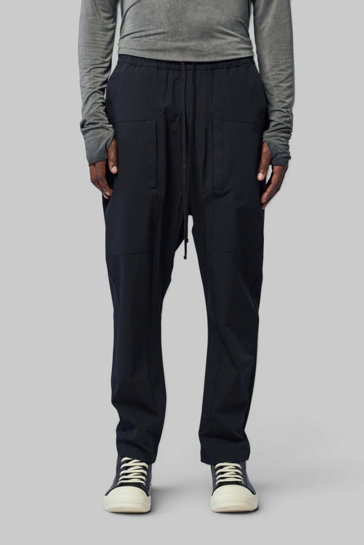 Thom Krom Cargo Pants adjustable drawstring waist detail