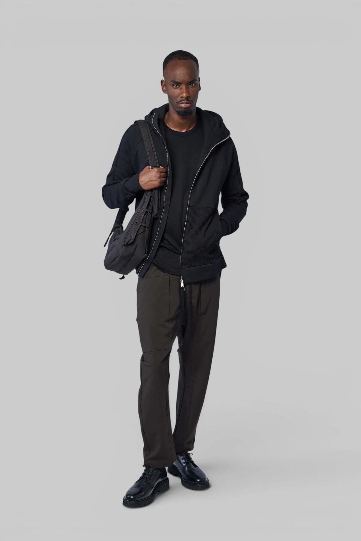 Thom Krom M SJ 701 hoodie zip closure detail