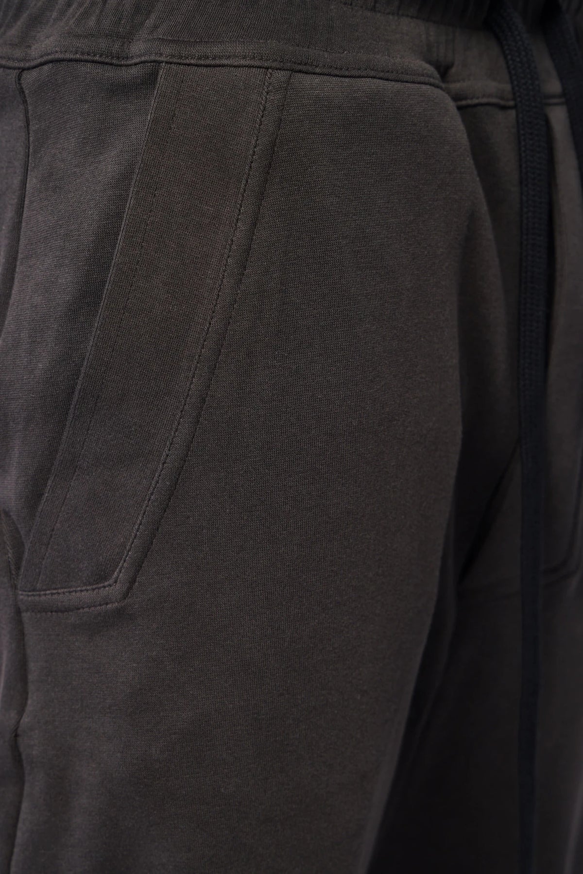 Back detail of Thom Krom Cargo Pants fabric texture