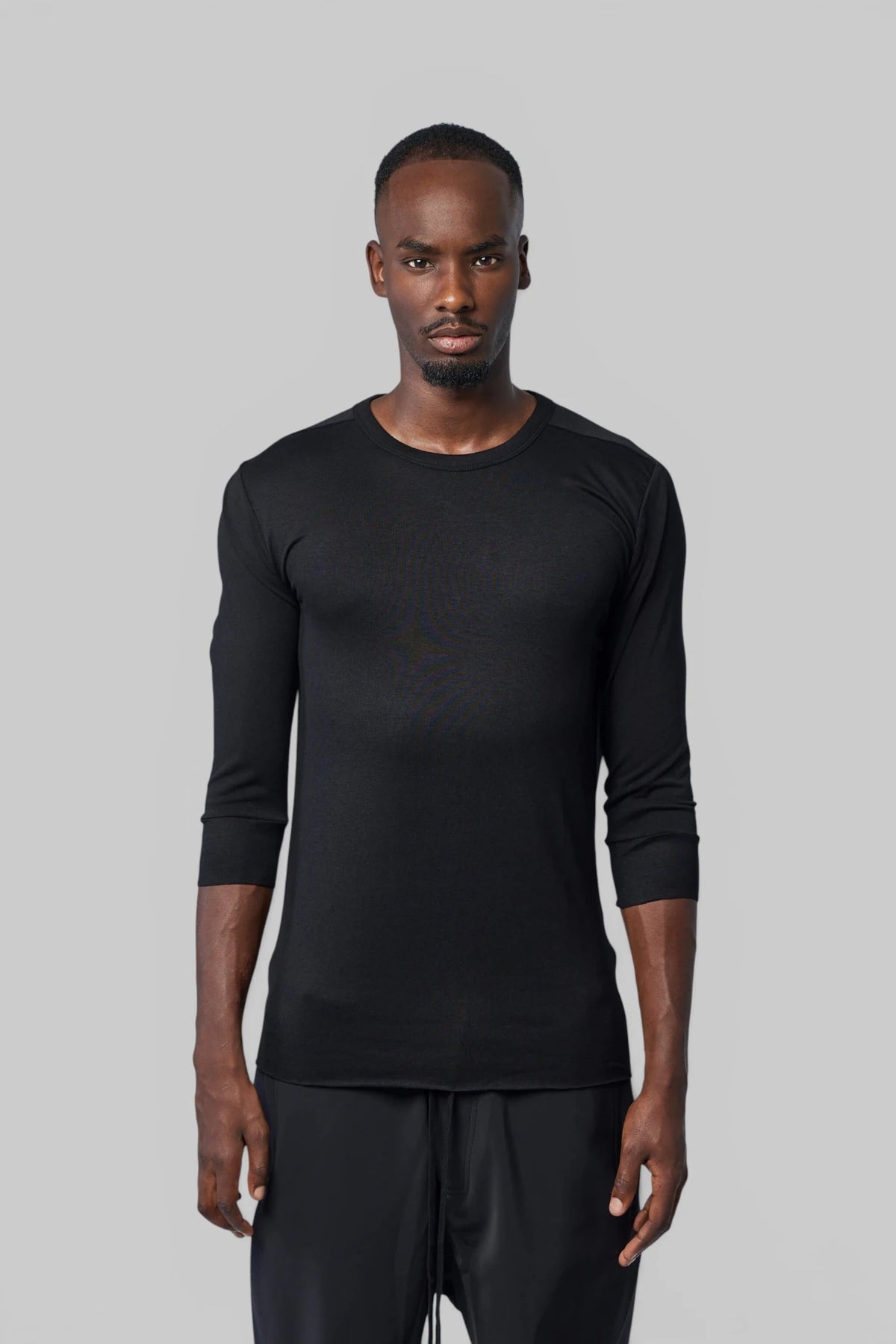 Thom Krom M TS 978 crew neck rib trim detail