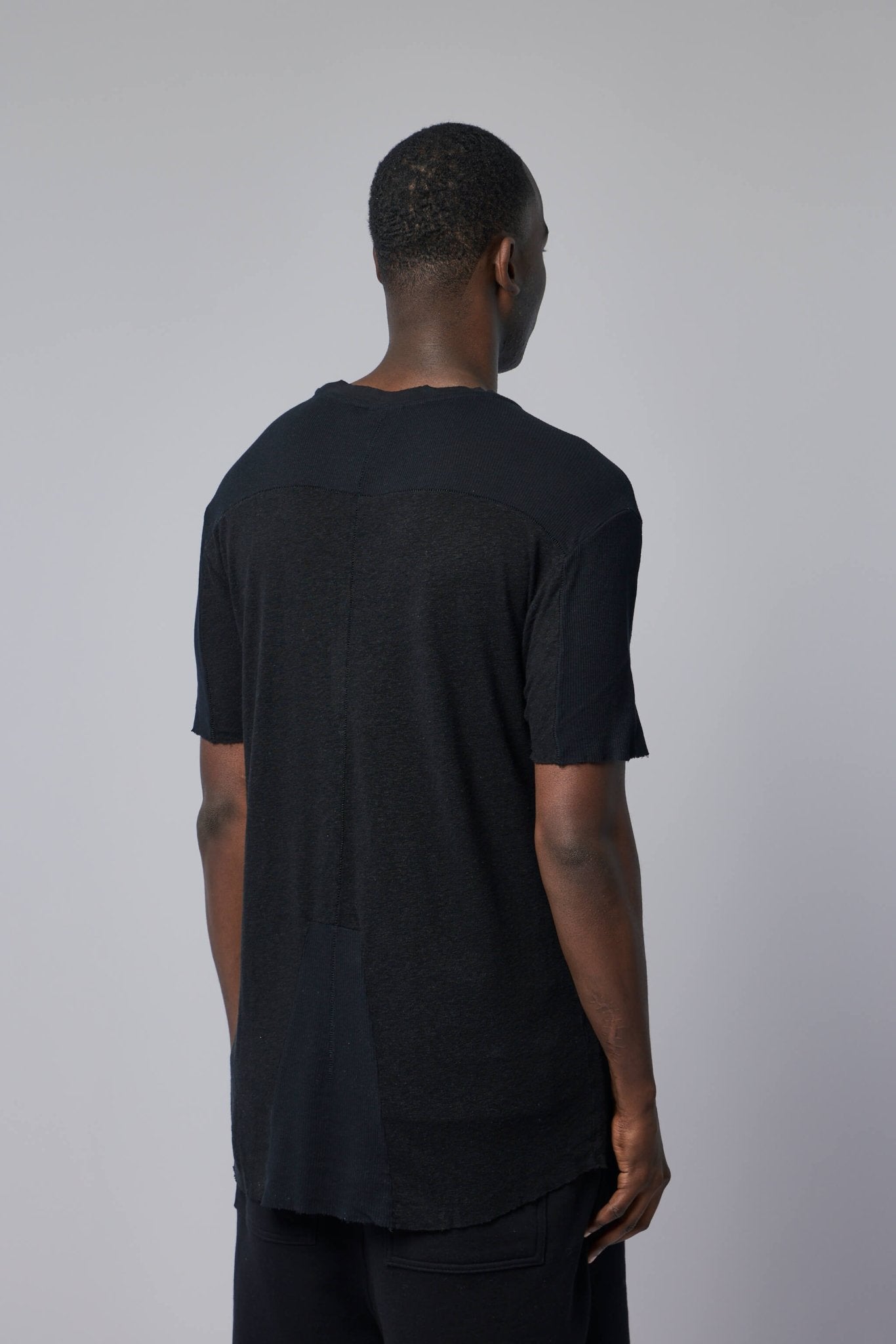 Thom Krom T-Shirts - M TS 954 Black Viscose Tee – LABELS