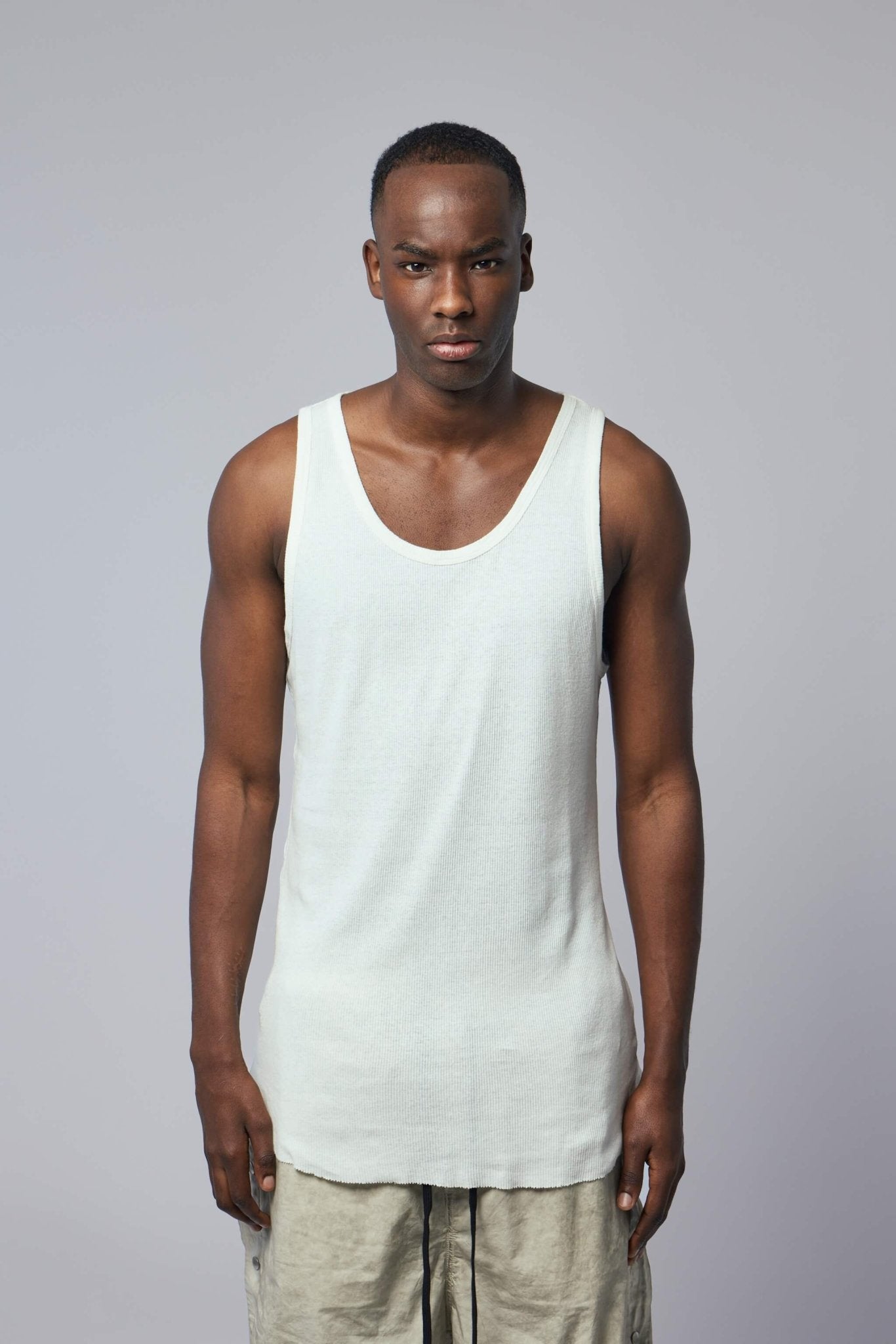 Thom Krom Tank Tops - Ribbed Cotton Linen Design – LABELS