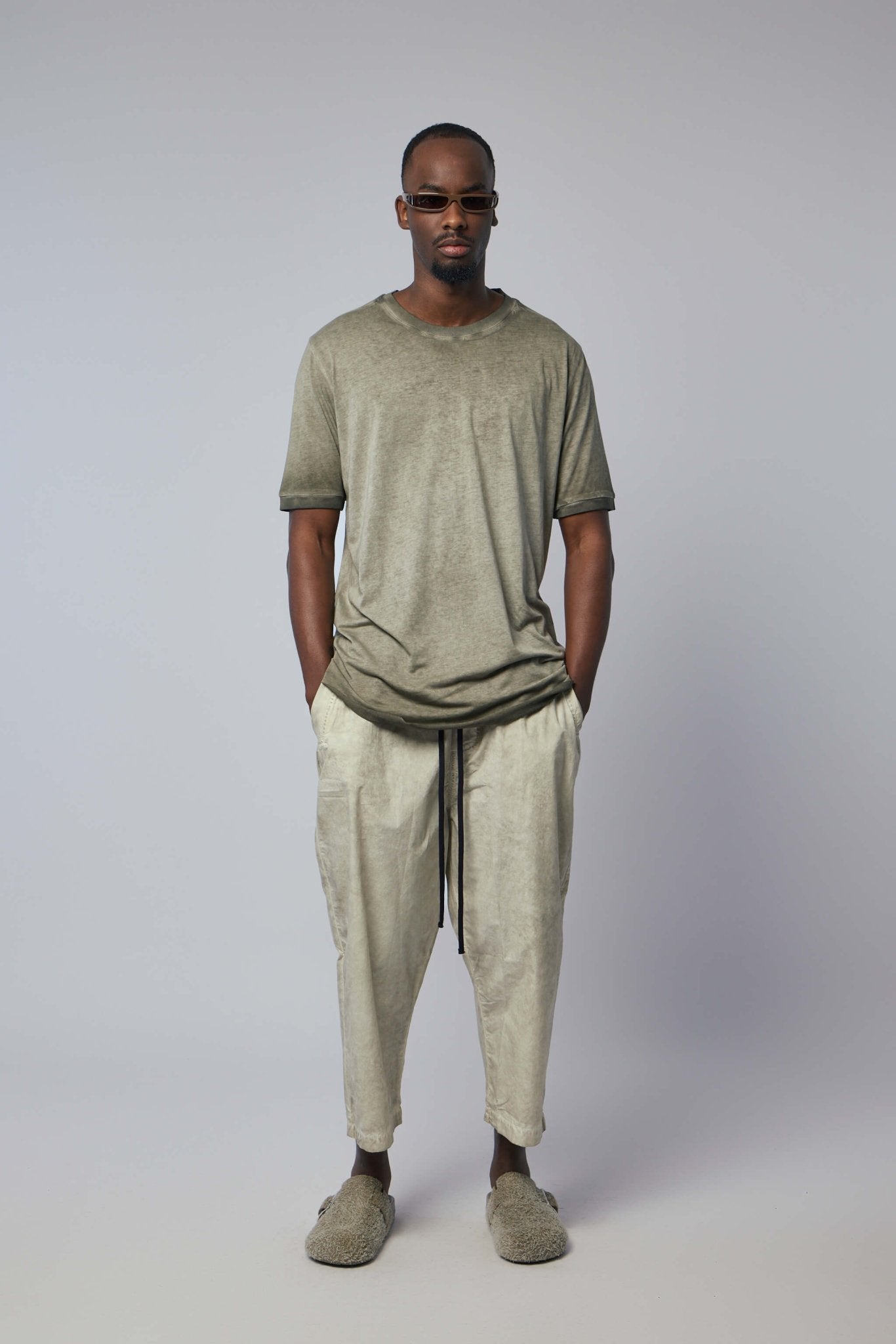 Thom Krom T-Shirts - Textured Cotton Modal Tee – LABELS