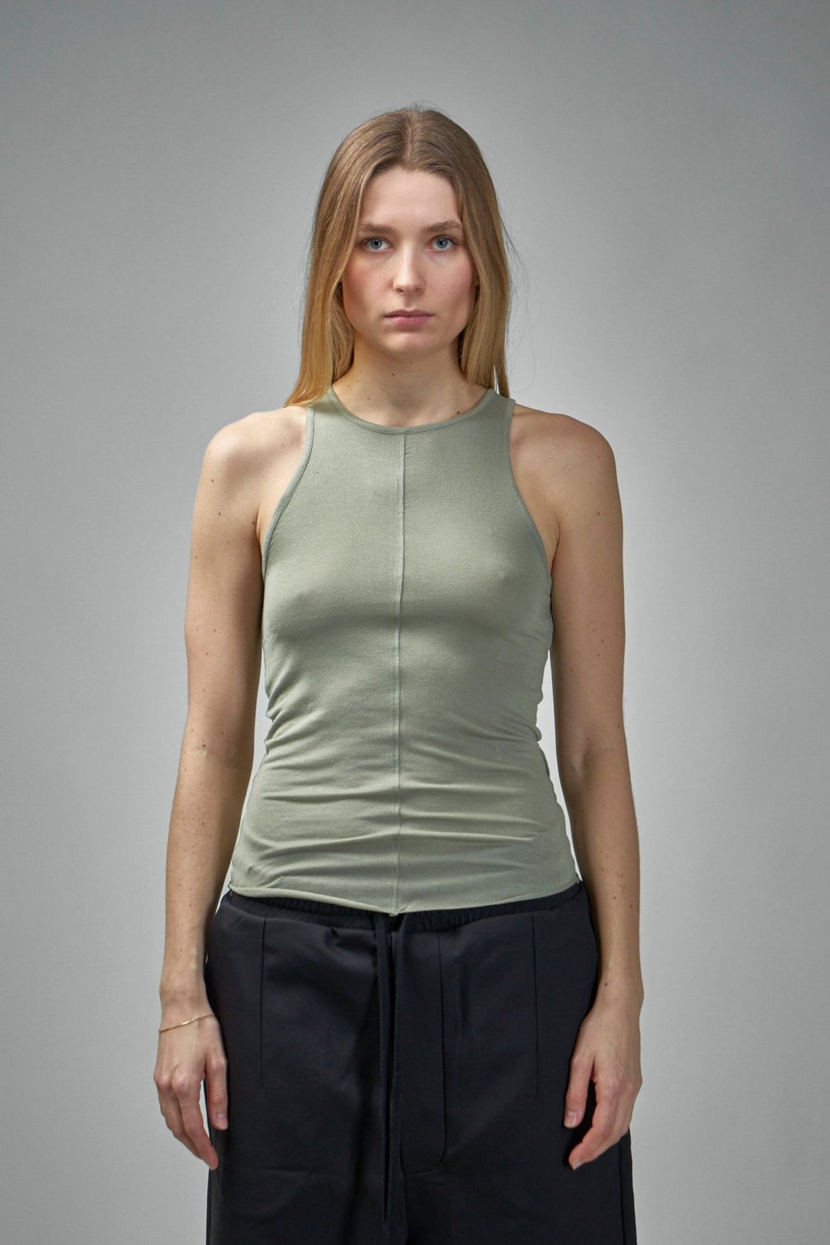 Thom Krom tank tops W TS 560 crew neck design in ultra-light viscose