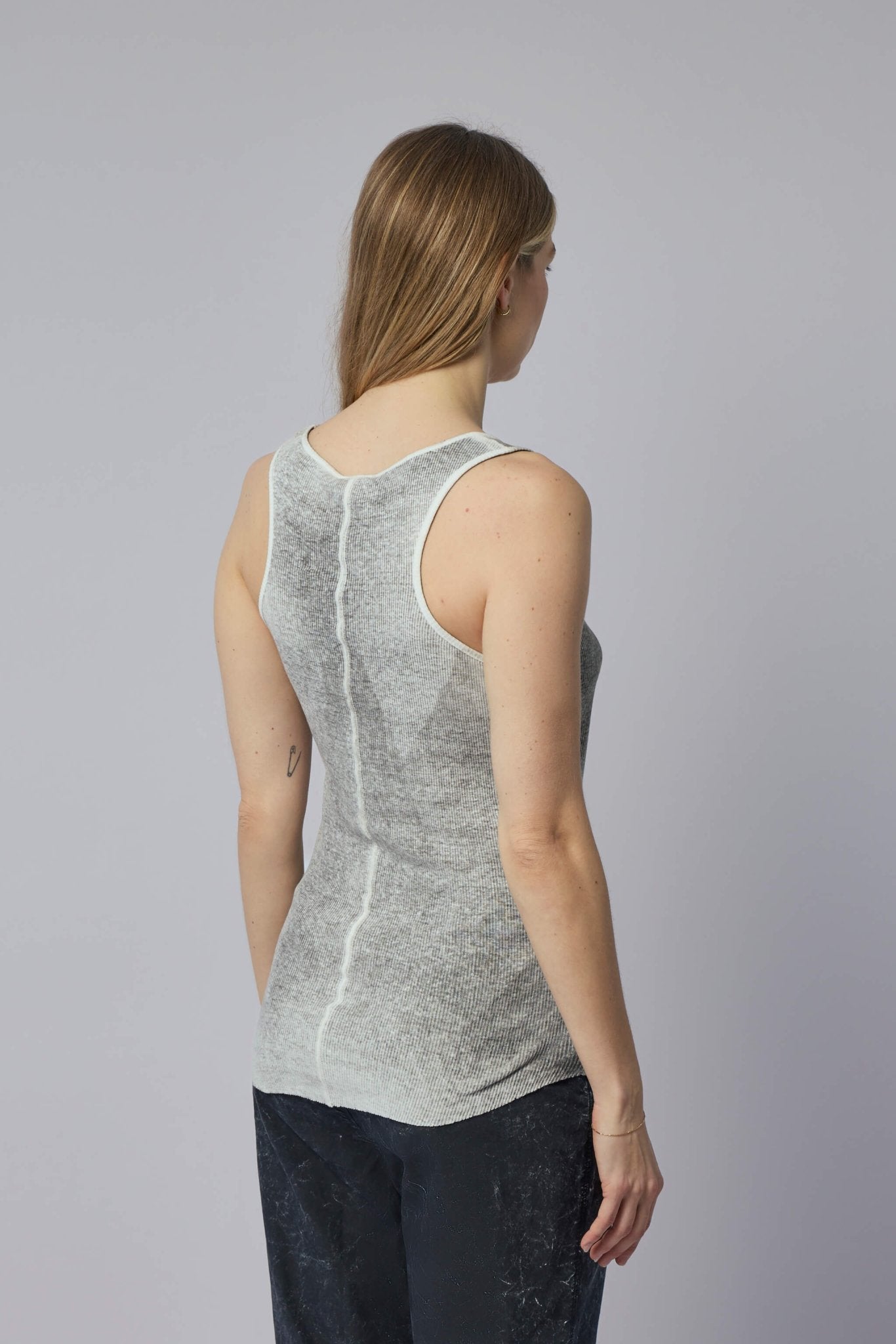 Thom Krom Tank Tops - Ribbed Cotton Linen Blend – LABELS
