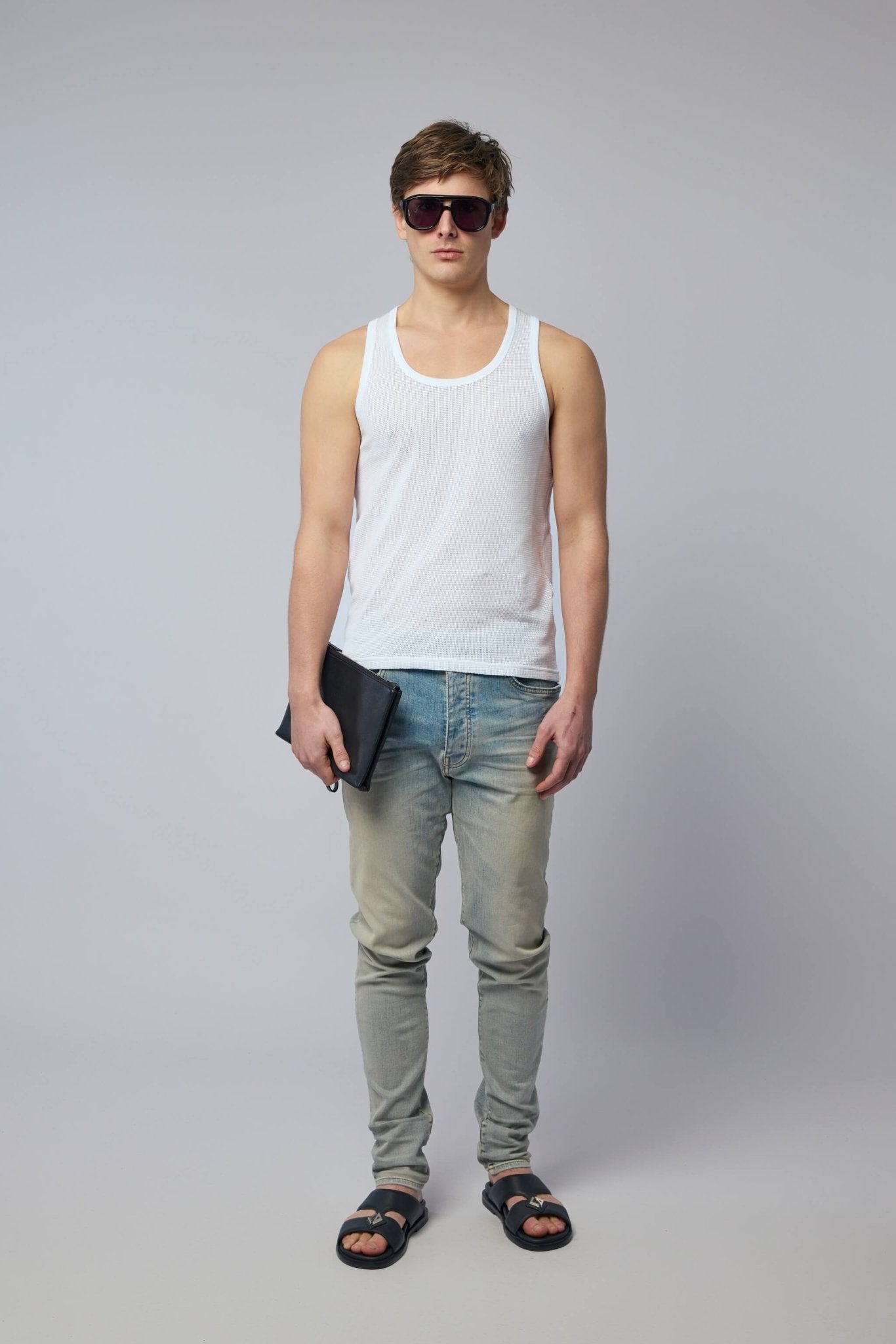 TOM FORD - Cotton Mesh Vest - LABELS