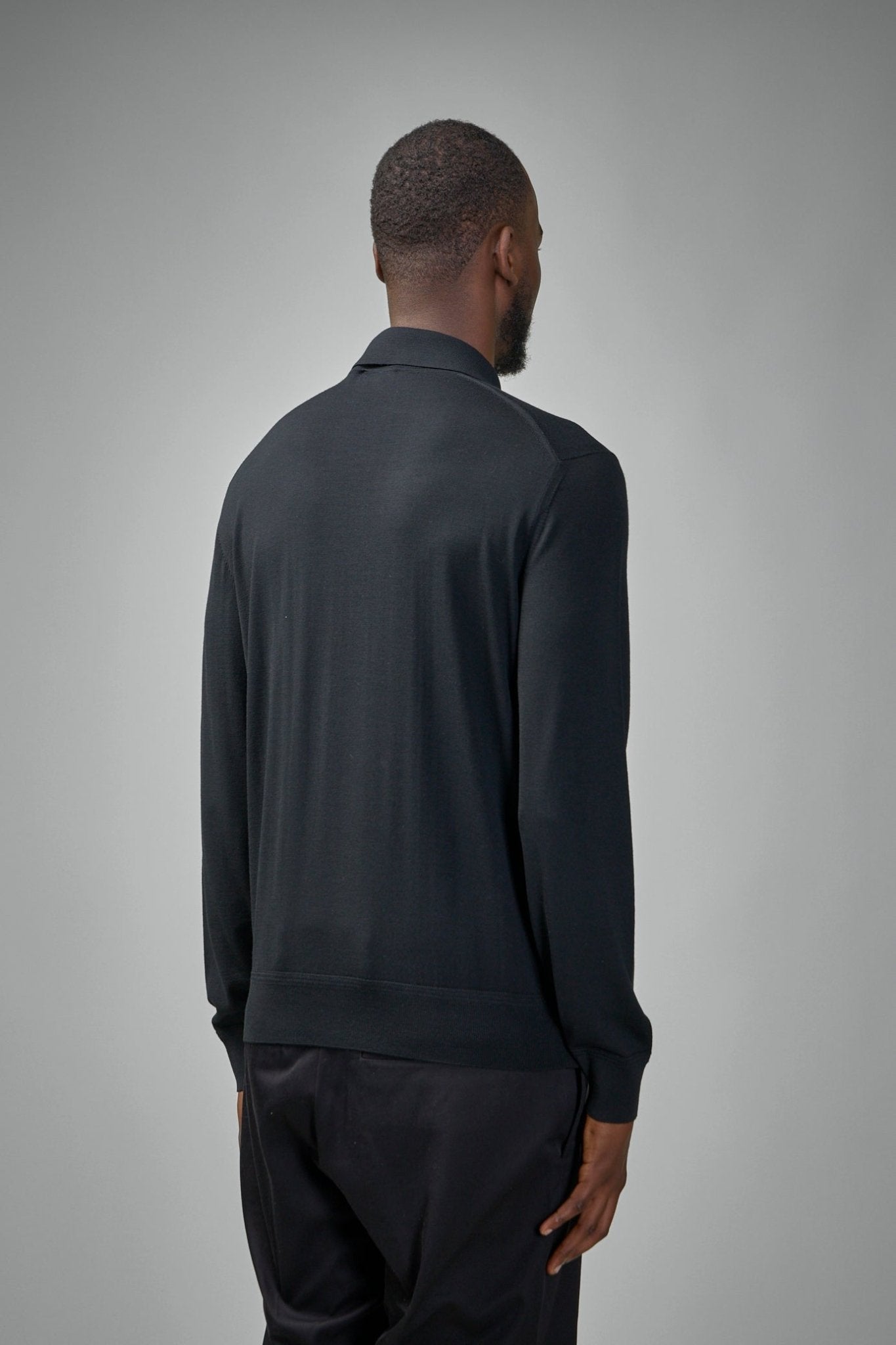 TOM FORD - Fine Gauge Pure Wool LS Polo - LABELS