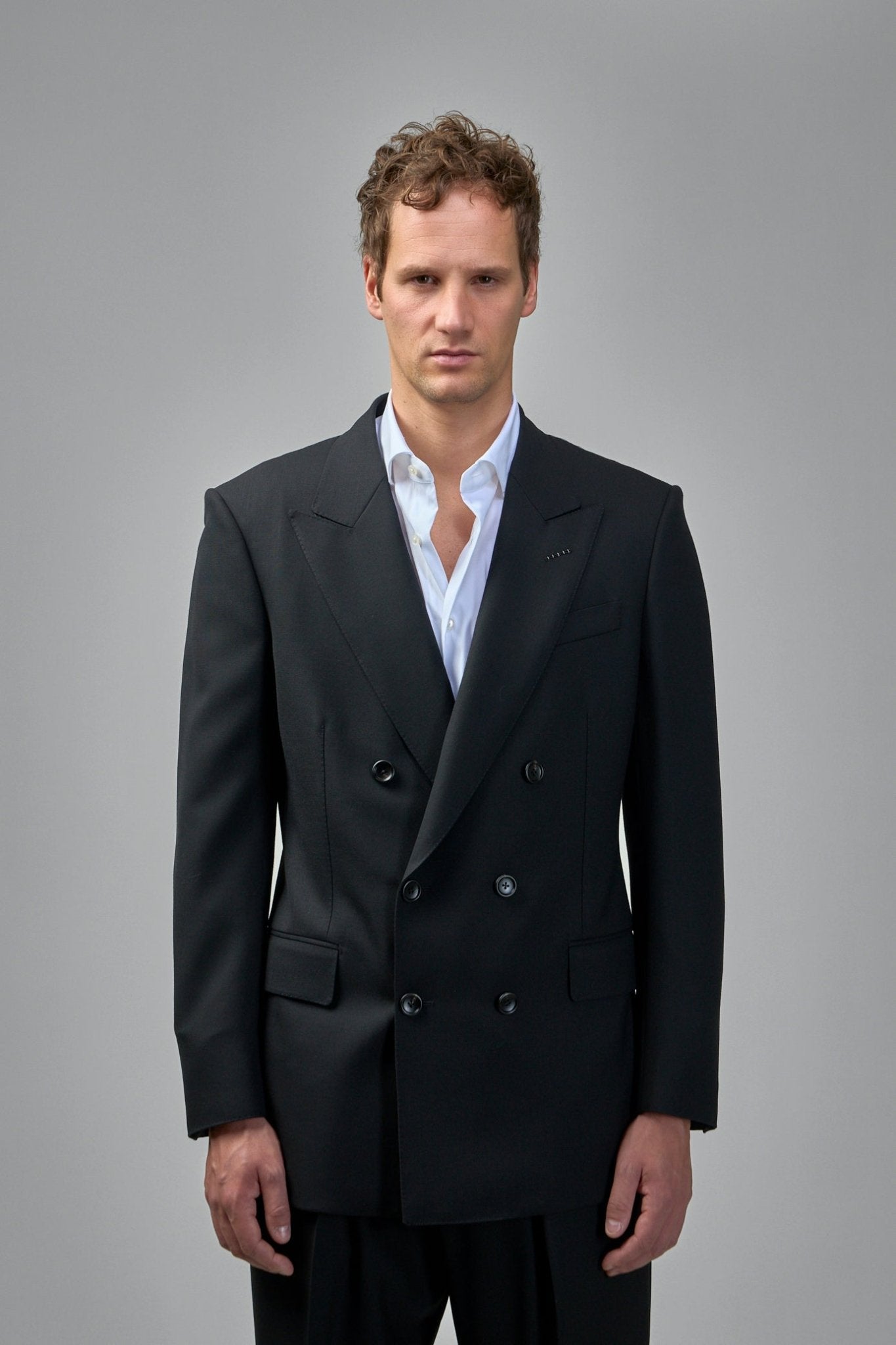 TOM FORD - High Twist Broken Twill Double - Breasted Jacket - LABELS