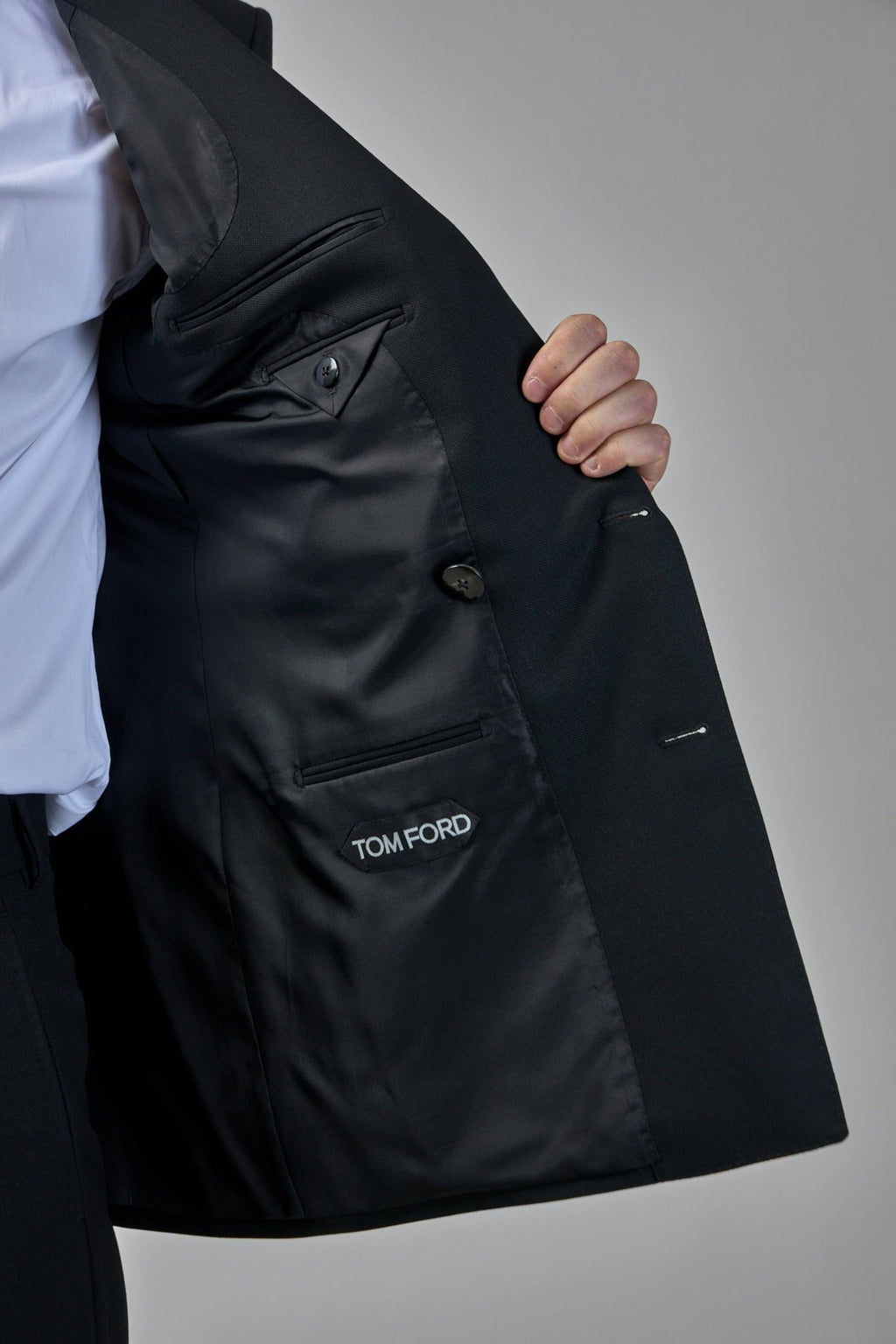 TOM FORD - High Twist Broken Twill Double - Breasted Jacket - LABELS