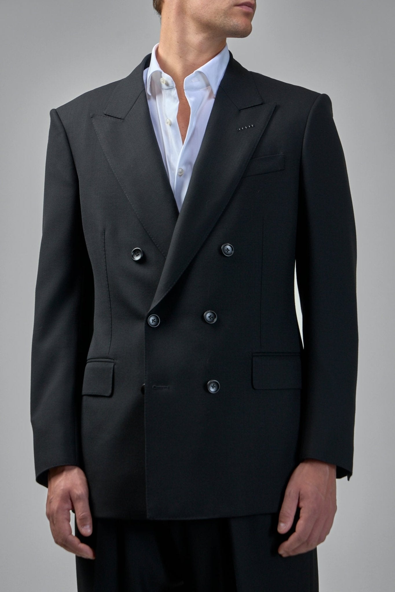TOM FORD - High Twist Broken Twill Double - Breasted Jacket - LABELS