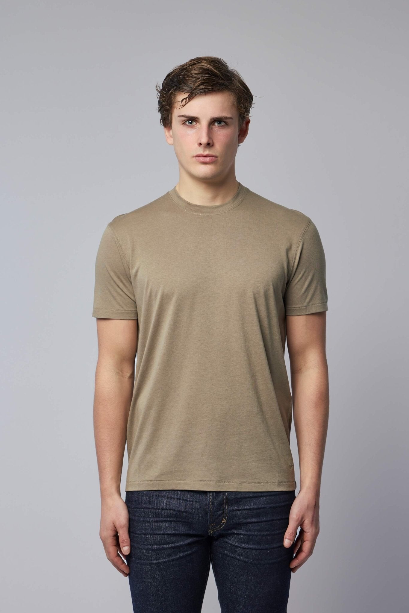 TOM FORD - Lyocell Cotton SS Crew Neck - LABELS
