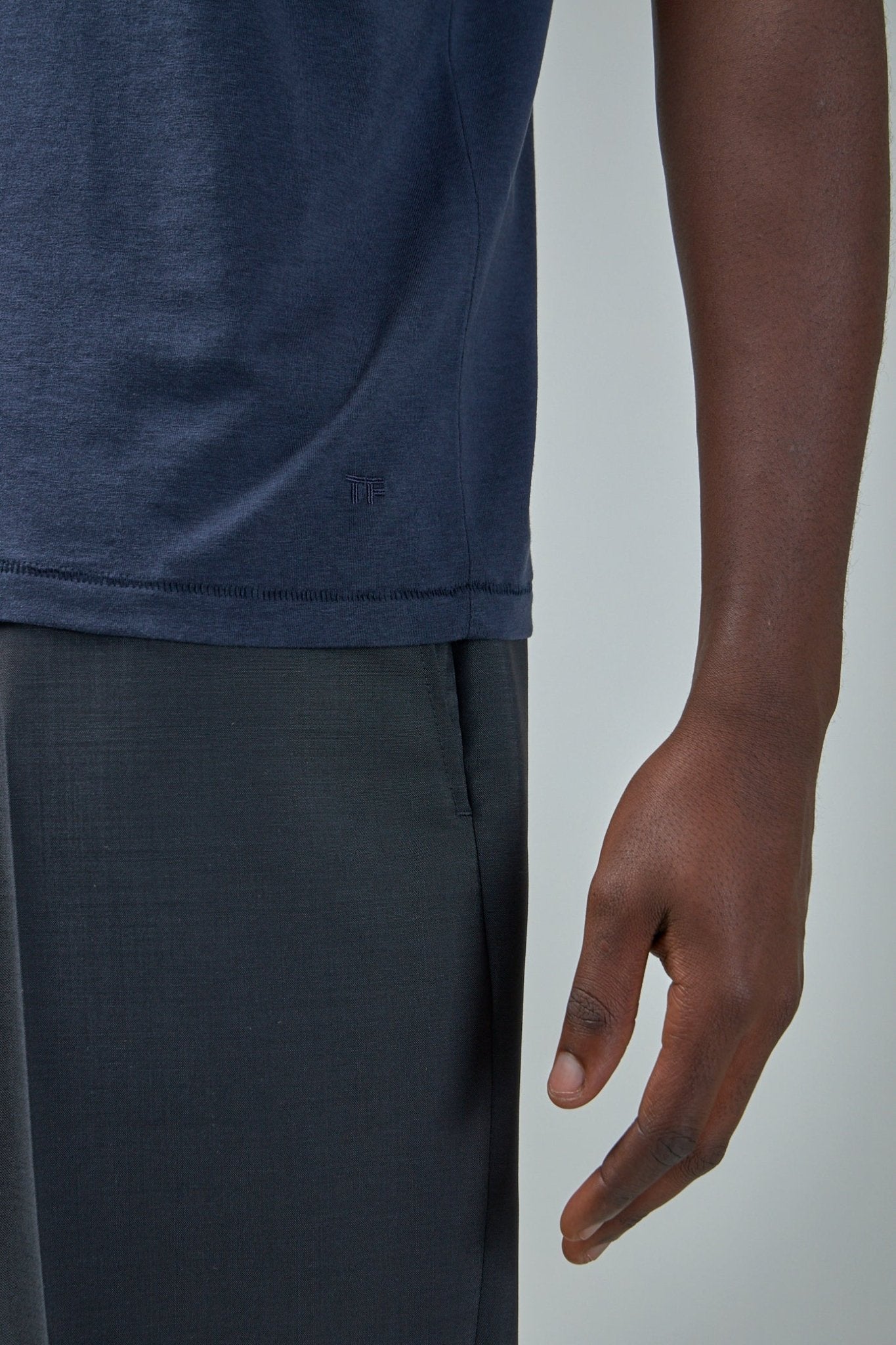 TOM FORD - Lyocell Cotton SS Crew Neck - LABELS