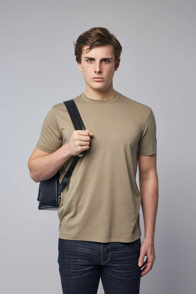 Lyocell Cotton SS Crew Neck