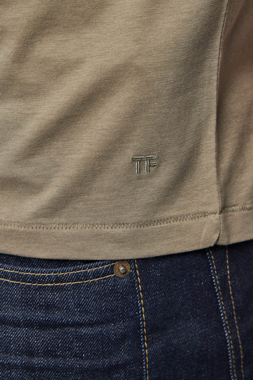 TOM FORD - Lyocell Cotton SS Crew Neck - LABELS