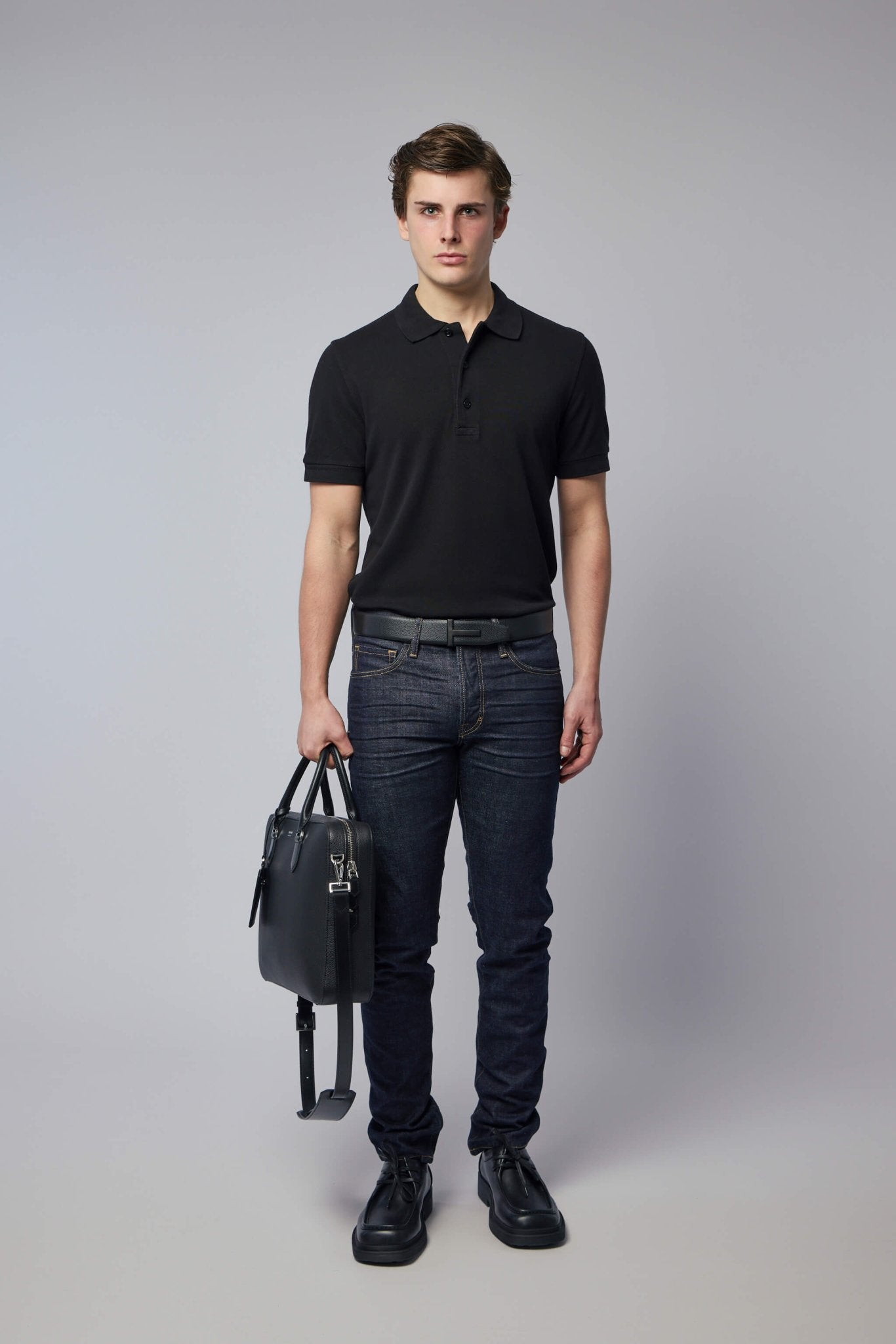 TOM FORD - Lyocell Piquet SS Polo - LABELS