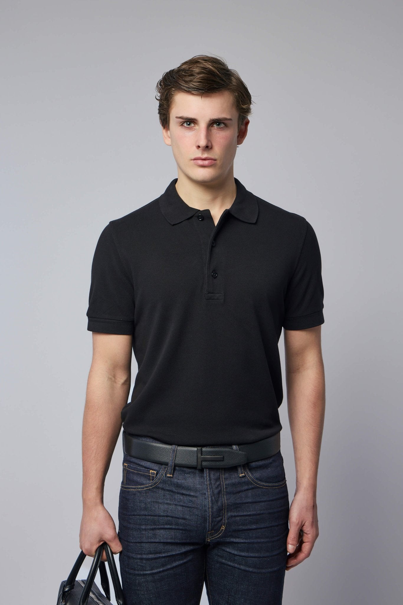 TOM FORD - Lyocell Piquet SS Polo - LABELS