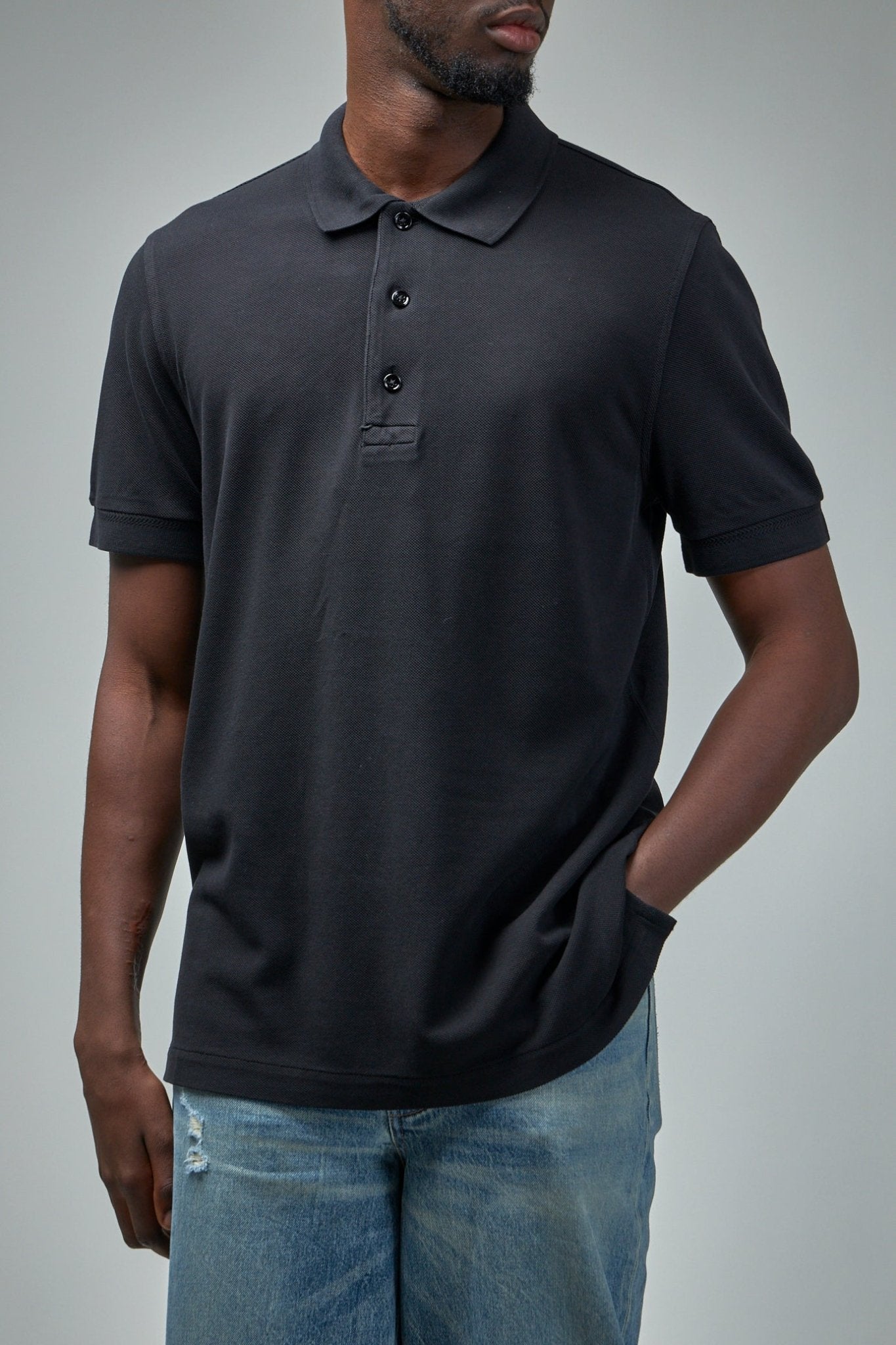 TOM FORD - Lyocell Piquet SS Polo - LABELS