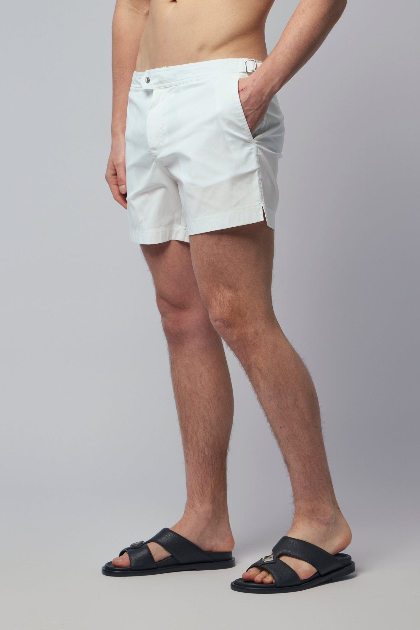 TOM FORD - Micro Compact Poplin Swim Short - LABELS