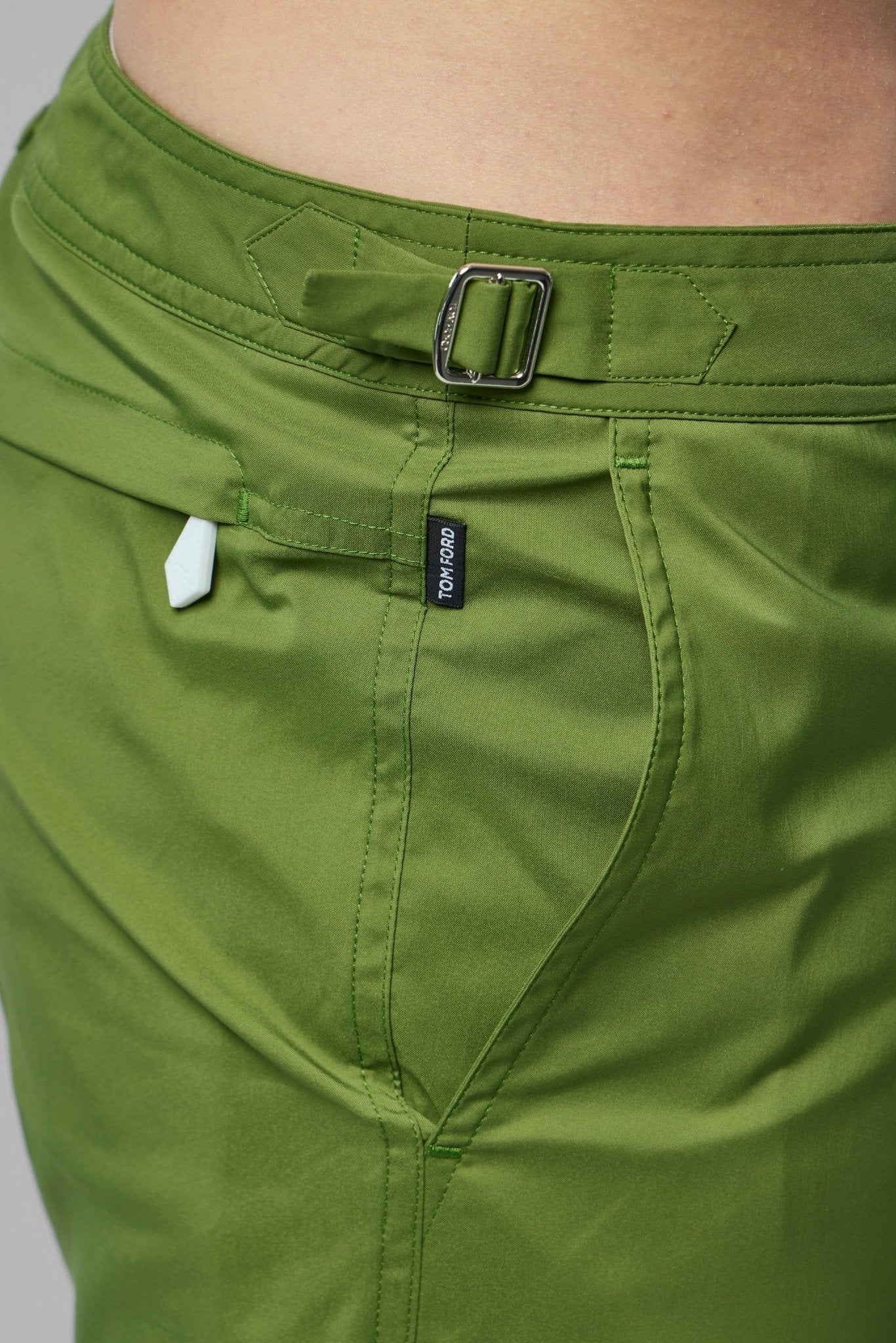 TOM FORD - Micro Compact Poplin Swim Short - LABELS