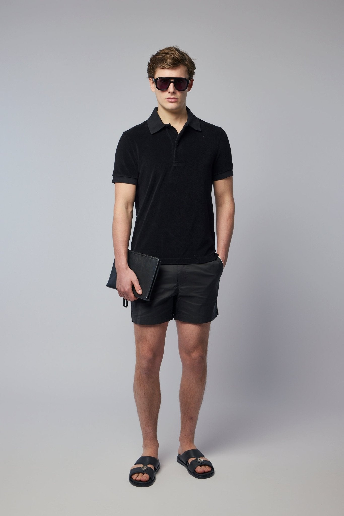 TOM FORD - Micro Compact Poplin Swim Short With Piping - LABELS