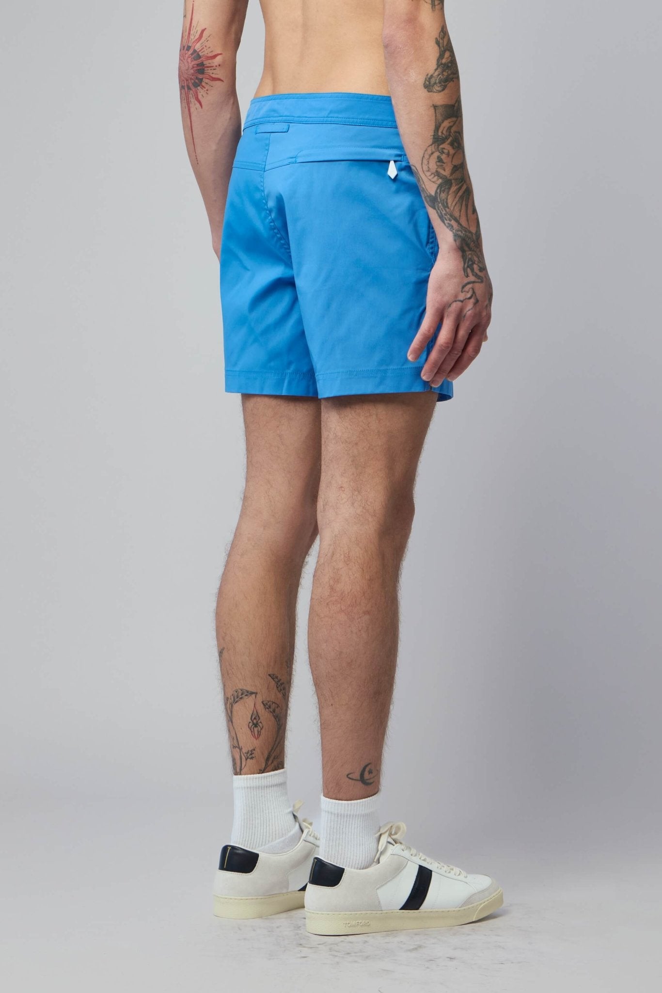 TOM FORD - Micro Compact Poplin Wr Swim Short - LABELS