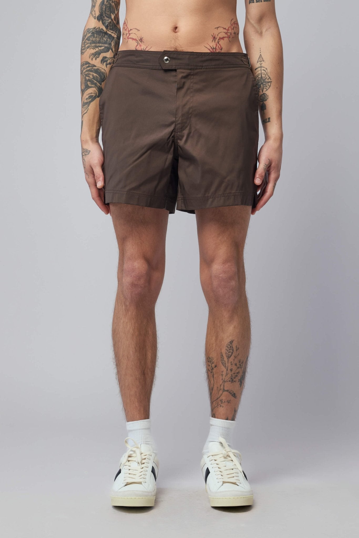 TOM FORD - Micro Compact Poplin Wr Swim Short - LABELS