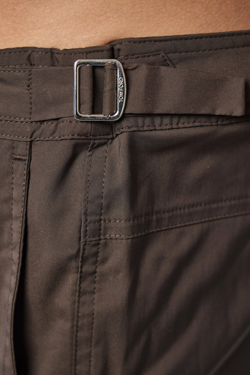 TOM FORD - Micro Compact Poplin Wr Swim Short - LABELS