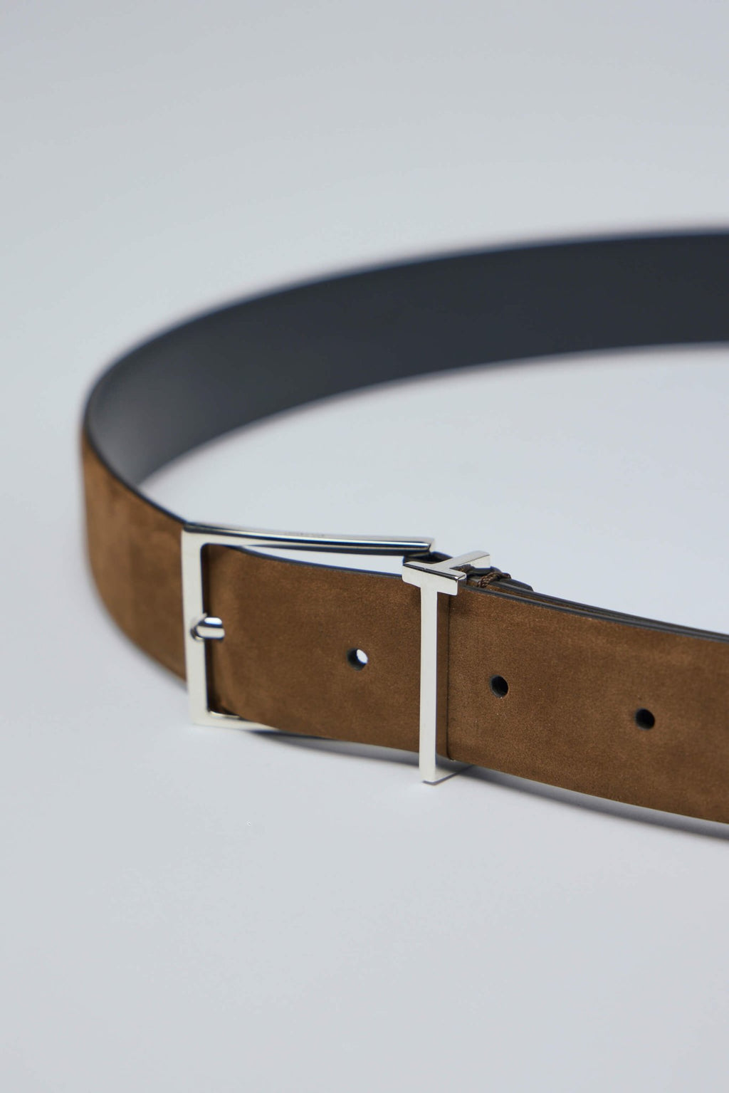 TOM FORD - Natural Nubuck T Loop Belt 28mm - LABELS