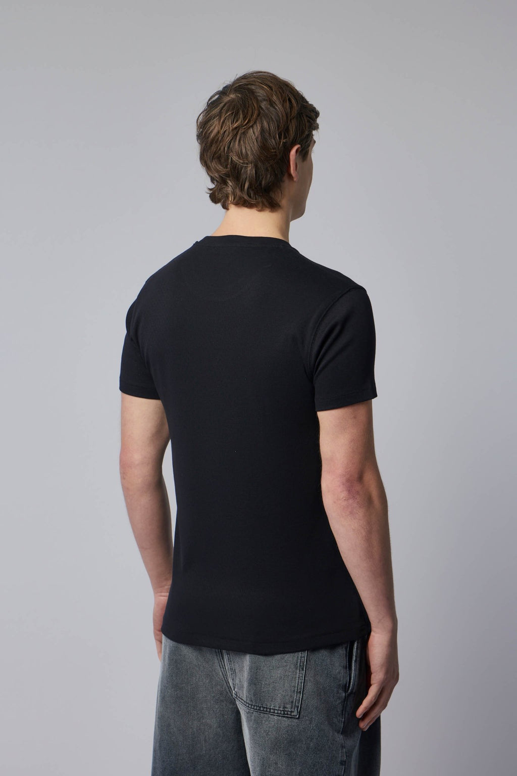 TOM FORD - Perforated Rib Ss Crew Neck - LABELS