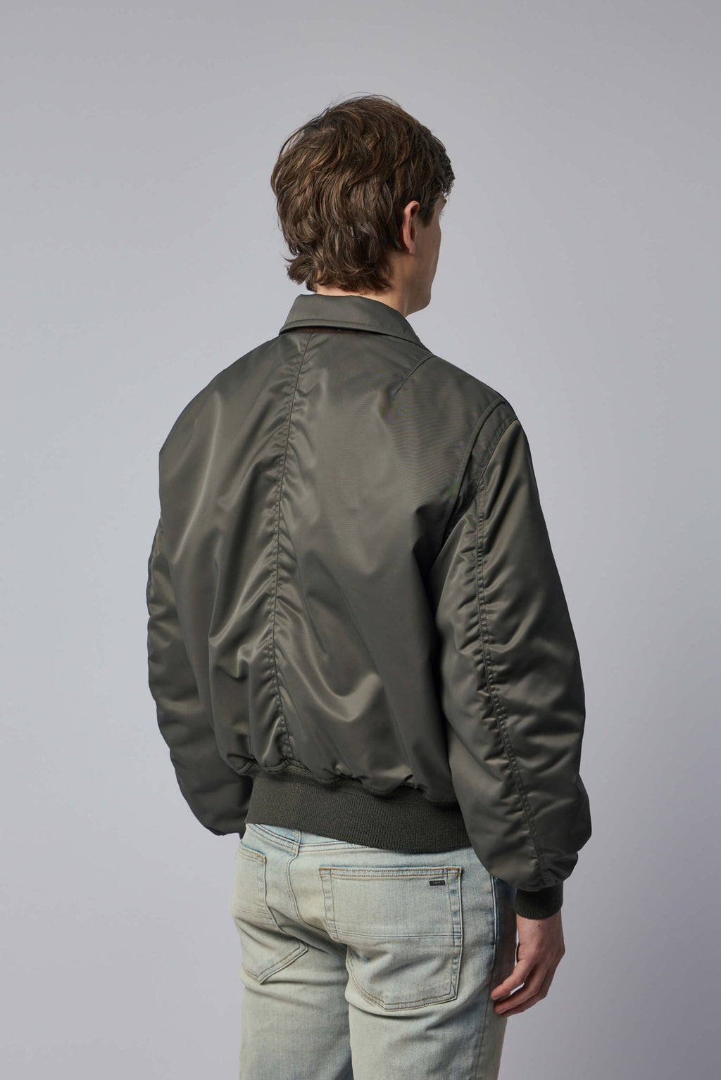TOM FORD - Satin Nylon Glass Coating WR Flight Bomber - LABELS