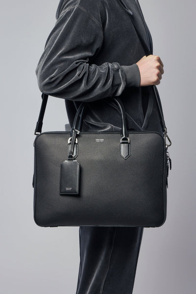 Soft Grain Leather Elliot Briefcase