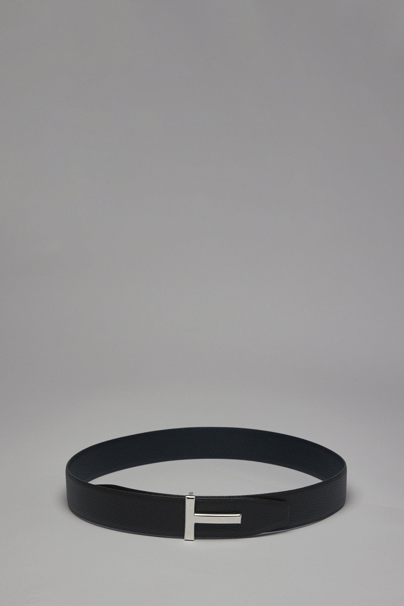 TOM FORD - Soft Grain Leather Reversible T Belt 40MM - LABELS