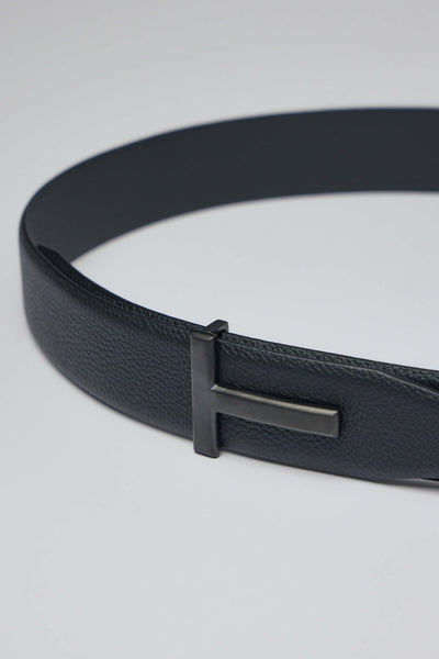 Soft Grain Leather Reversible T Belt 40MM