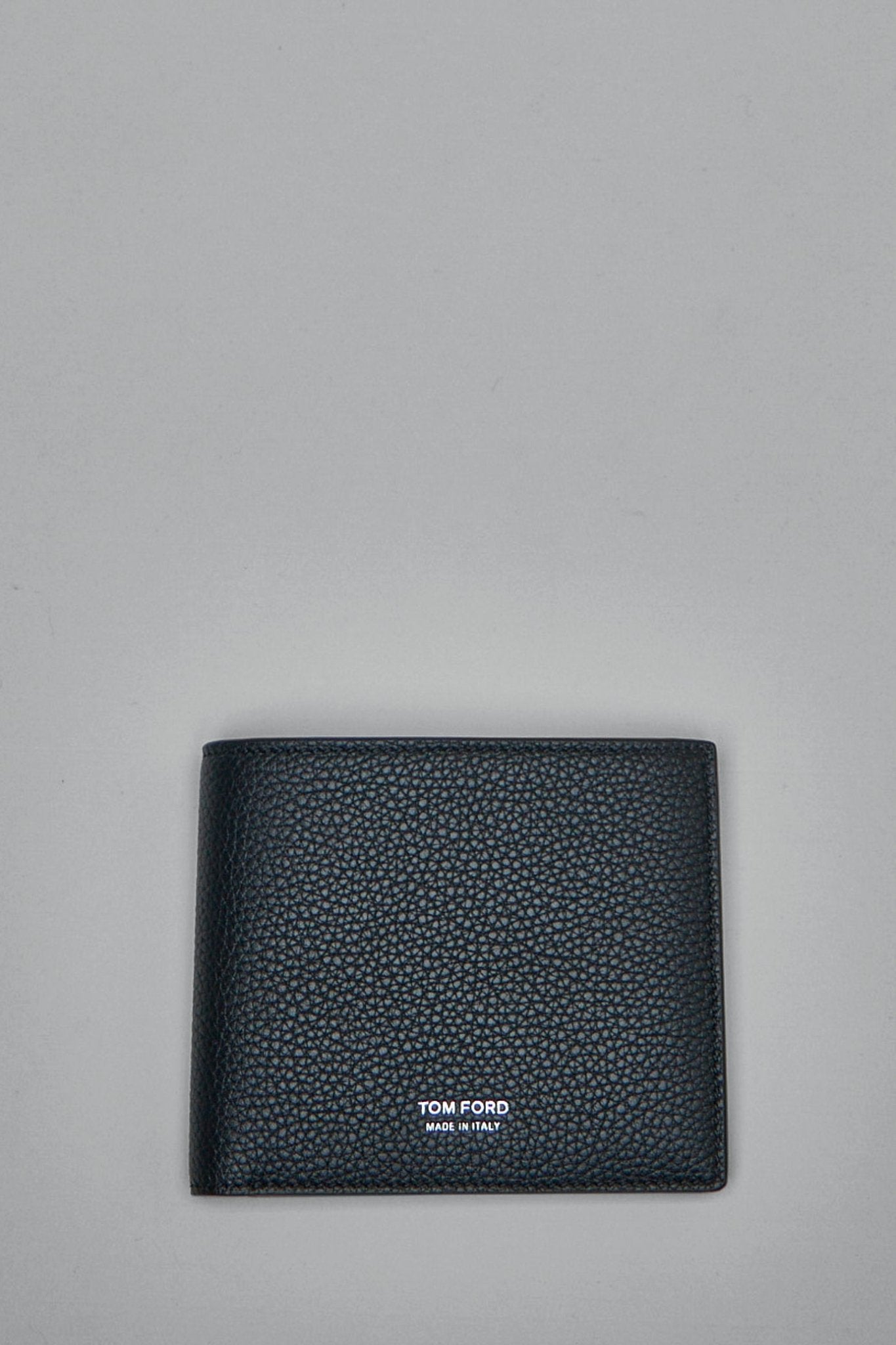 TOM FORD - Soft Grain Leather T Line Classic Bifold Wallet - LABELS