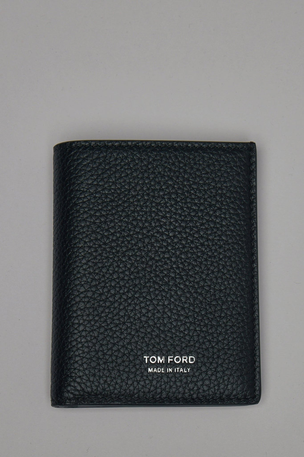 TOM FORD - Soft Grain Leather T Line Folding Card Holder - LABELS