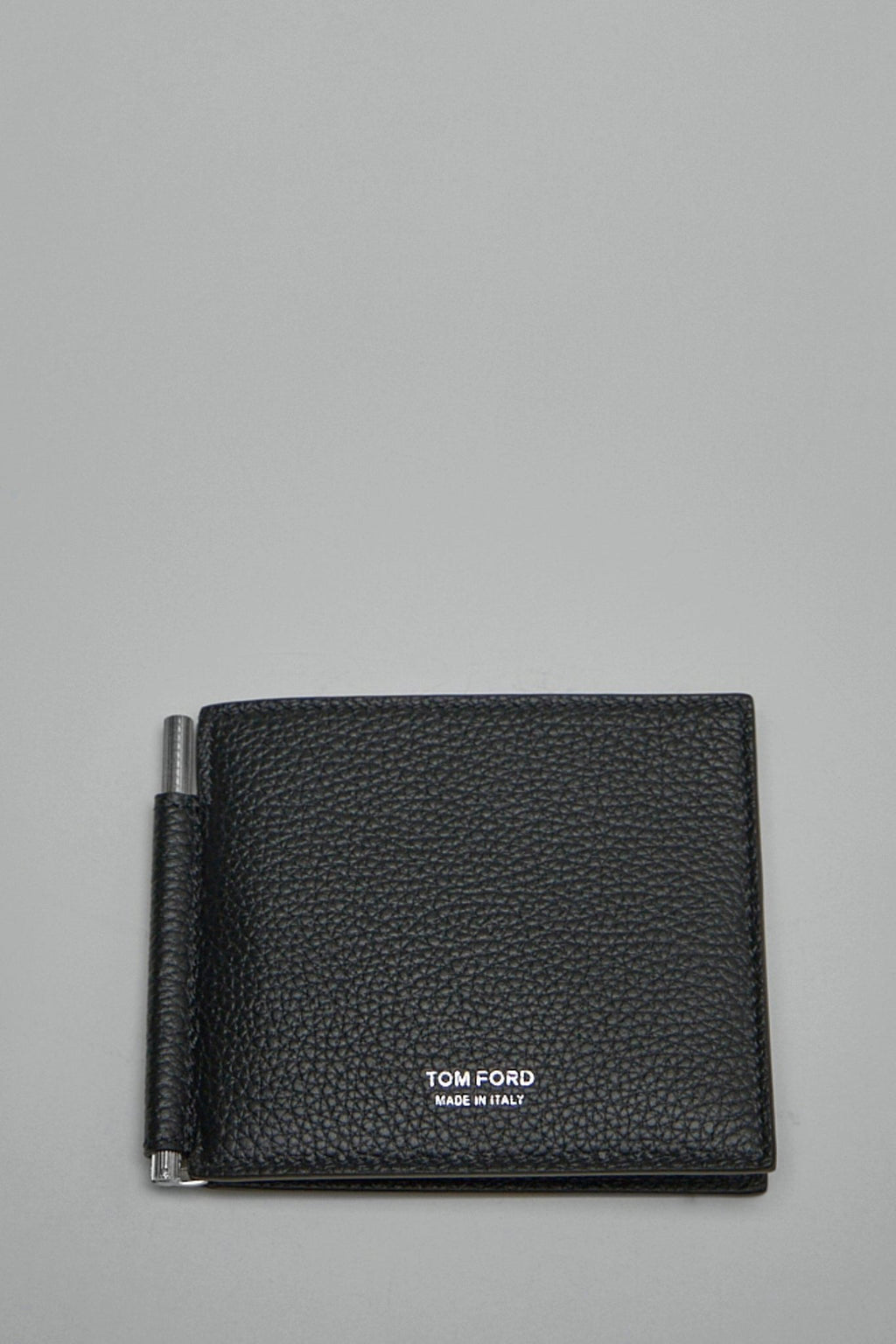 TOM FORD - Soft Grain Leather T Line Money Clip Wallet - LABELS