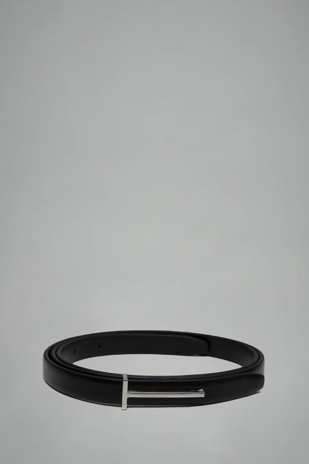 TOM FORD - Supple Grain Leather Slim T Belt 15mm - LABELS